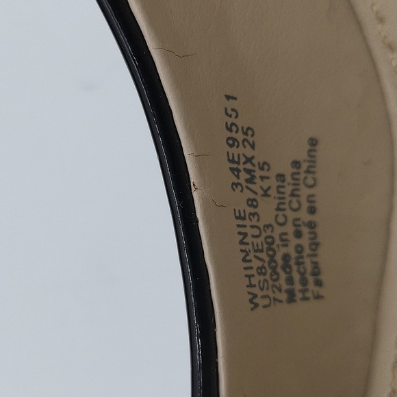 1050- Calvin Klein Women's Heel Black Shoes Size 8 - Picture 8 of 12